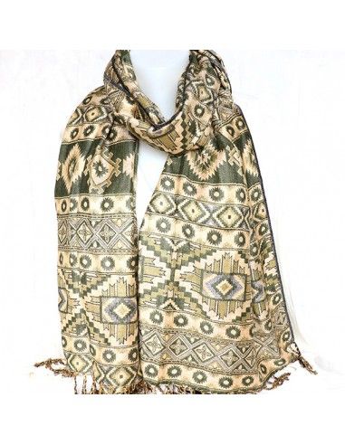 Etole verte kaki - Mosaik bijoux indiens