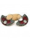 Boucle d'oreille ethnique indienne - Mosaik bijoux indiens