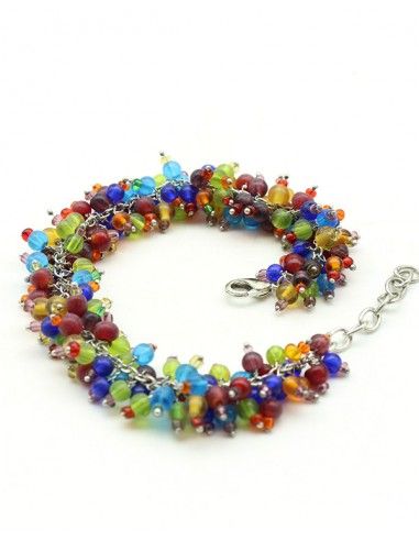 Bracelet perles colorées - Mosaik bijoux indiens