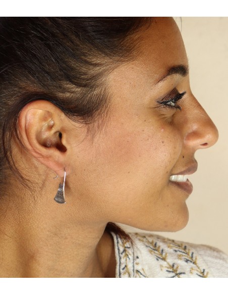 Boucles d'oreille femme argent - Mosaik bijoux indiens