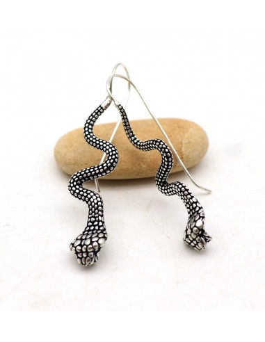 Boucle d'oreille serpent - Mosaik bijoux indiens