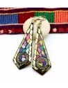 Boucle d'oreille fantaisie indienne - Mosaik bijoux indiens