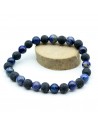 Bracelet lapis lazuli et pierre de lave homme - Mosaik bijoux indiens