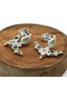 Boucles d'oreilles fine argent - Mosaik bijoux indiens