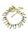 Chaine de pied fantaisie pampilles - Mosaik bijoux indiens