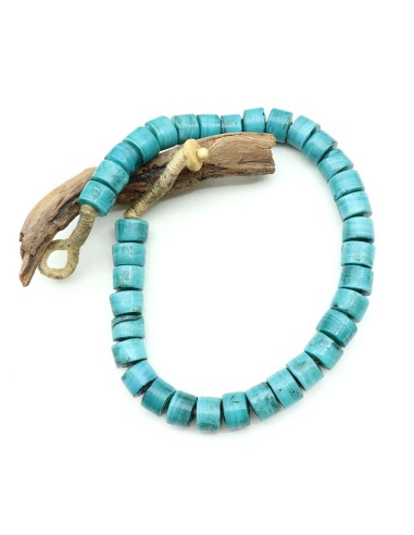 collier ethnique turquoise - Mosaik bijoux indiens