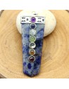 Pendentif 7 chakras et lapis lazuli - Mosaik bijoux indiens