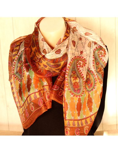 foulard soie femme - Mosaik bijoux indiens