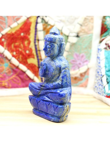 statue Bouddha lapis lazuli - Mosaik bijoux indiens