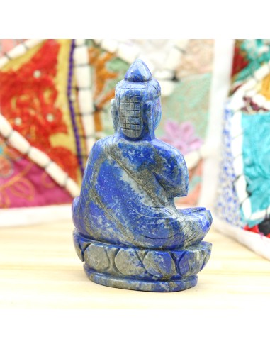 statue Bouddha lapis lazuli - Mosaik bijoux indiens