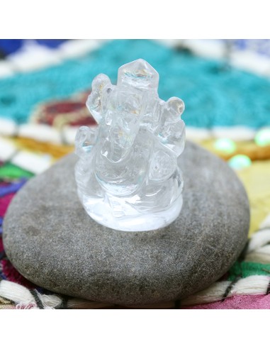 statue Ganesh cristal - Mosaik bijoux indiens