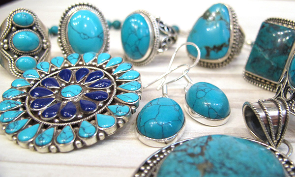 bijoux en turquoise