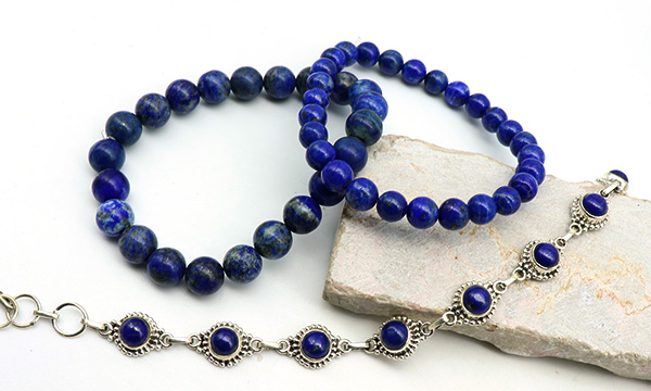bracelet pierre lapis lazuli