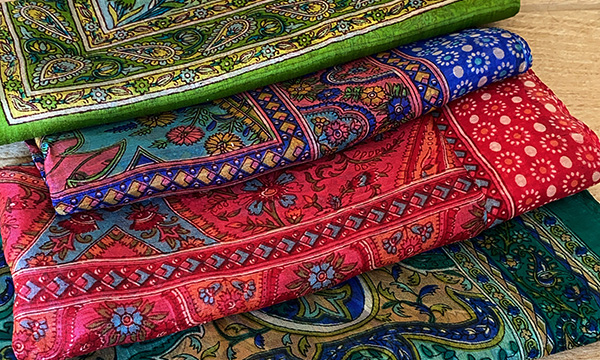 foulards en soie hippie chic